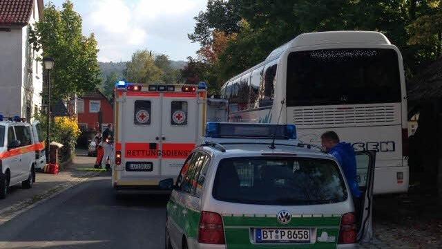 Bei einem Unfall in Horsdorf bei Bad Staffelstein (Landkreis Lichtenfels) ist am frühen Freitagnachmittag ein Quadfahrer schwer verletzt worden. Foto: Falk Zimmermann