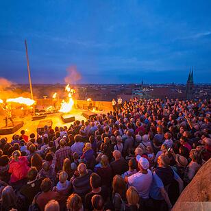 Burgfest auf der Kaiserburg in Nürnberg