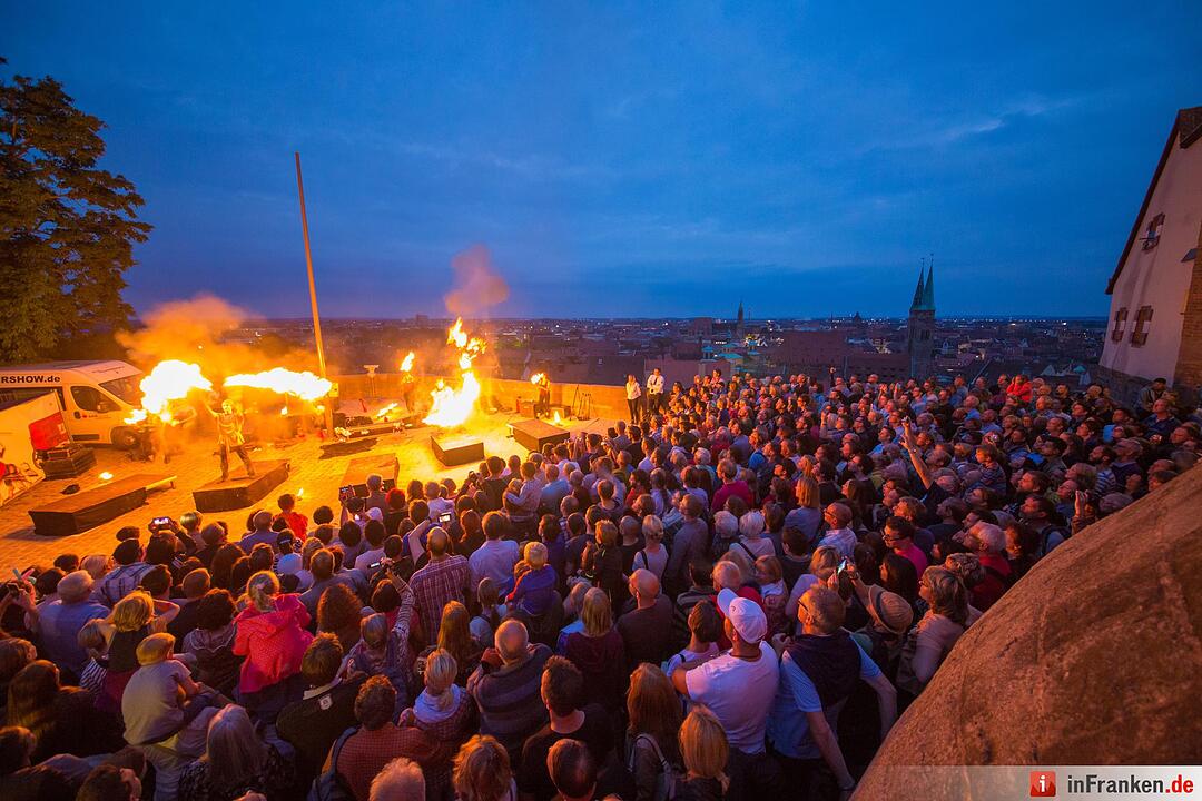 Burgfest auf der Kaiserburg in Nürnberg