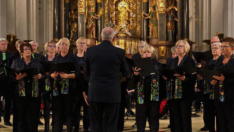 Die Sängervereinigung Burkardroth Foto: Werner Vogel