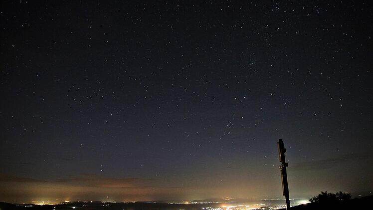 Nächtlicher Blick vom Staffelberg. Foto: Ferdinand Merzbach