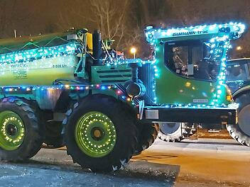 Bamberg: Traktoren-Umzug "Ein Funken Hoffnung" 2022 Bamberg: Traktoren-Umzug "Ein Funken Hoffnung" 2022