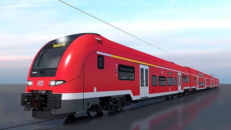 Studie des "Desiro HC": Ab 2023 will die Bahn in Nordbayern diese neuen Züge einsetzen.