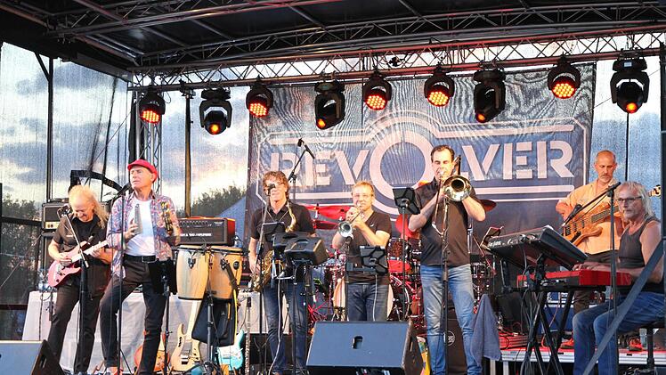 Die Gruppe "Revolver" beim Konzert in der Schleuse 94 bei Eggolsheim Foto: Mathias Erlwein