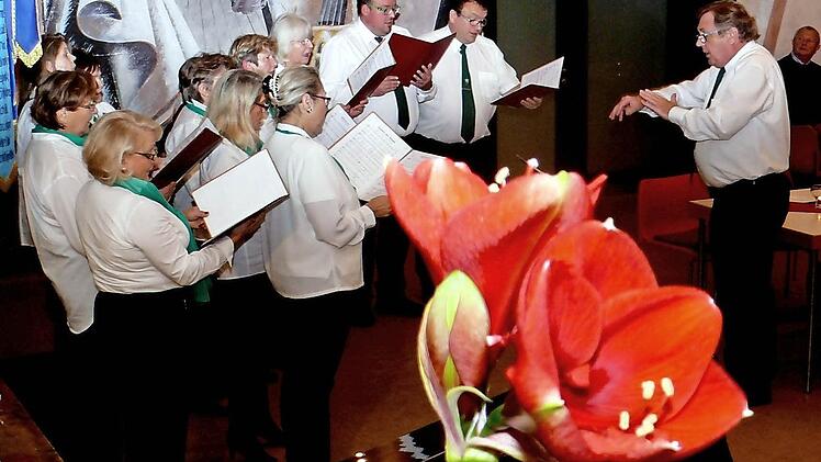 Der Gastchor "Edelweiß" Neuses trug zum Gelingen der Feier bei.Foto: Karl-Heinz Hofmann