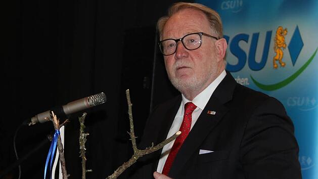 Hans Michelbach k&auml;mpft gegen eine Stromtrasse durch die Kreise Coburg und Kronach. Foto: Archiv/Veronika Schadeck