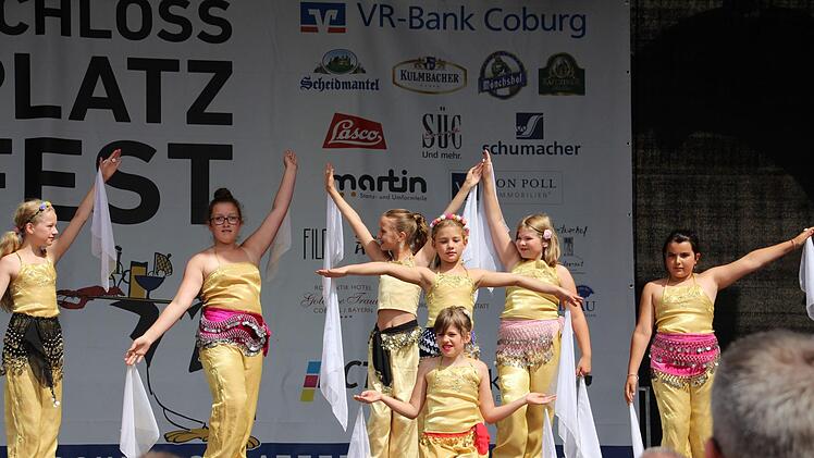 Kindernachmittag beim Schlossplatzfest in Coburg Foto: Oliver Schmidt