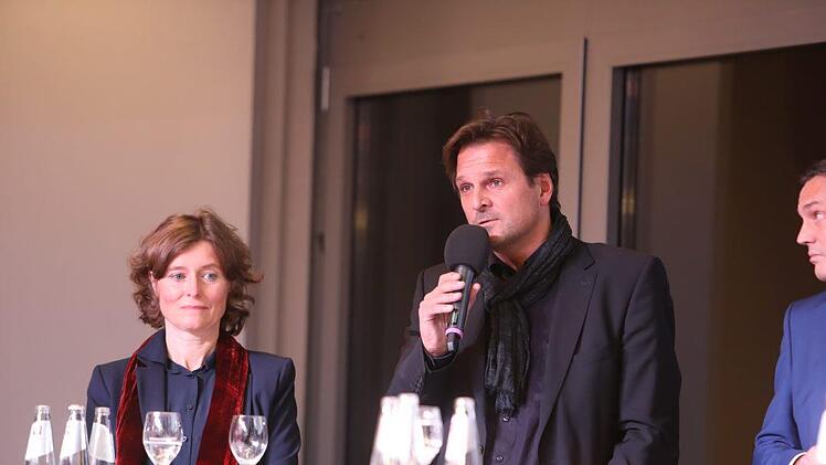 Podiumsdiskussion zum Gewerbepark Geisfelder Straße in der Brose-Arena. Foto: Barbara Herbst