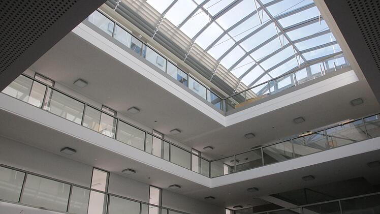 Eindrücke von den Baustellen im Landratsamt. Foto: Ralf Ruppert