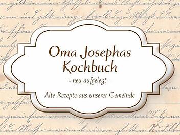 250 Rezepte von Josephine Pfister - über 100 Jahre alt. Foto: mib
