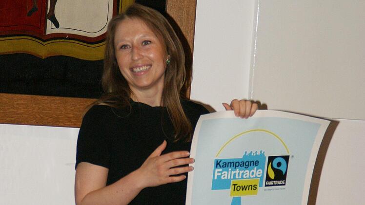 Offene Türen rannte Shiloe Mokay-Rinke bei den Eltmanner Stadträten ein mit ihrer Werbung für den Fairen Handel. Eltmann strebt an, die erste "Fairtrade-Town" im Landkreis Haßberge zu werden.