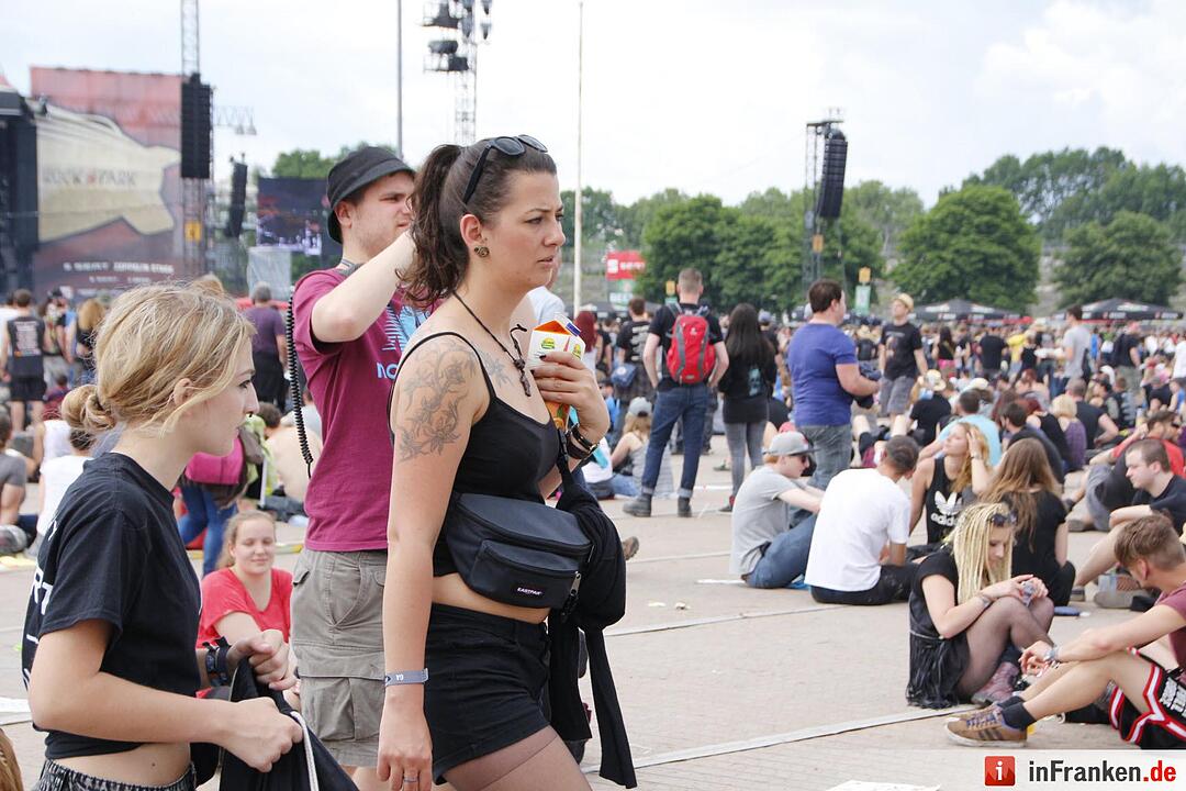 Rock im Park 2016 - Das Festivalgelände am Samstag