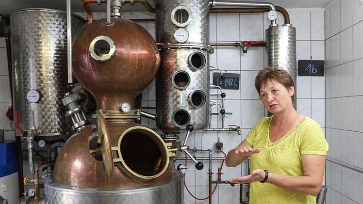 ... in der Brennerei ... Foto: Barbara Herbst