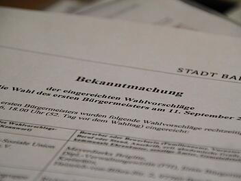 Am 2. August stellte der Wahlausschuss fest: Alle drei Wahlvorschläge sind gültig. Symbolfoto: Ulrike Müller