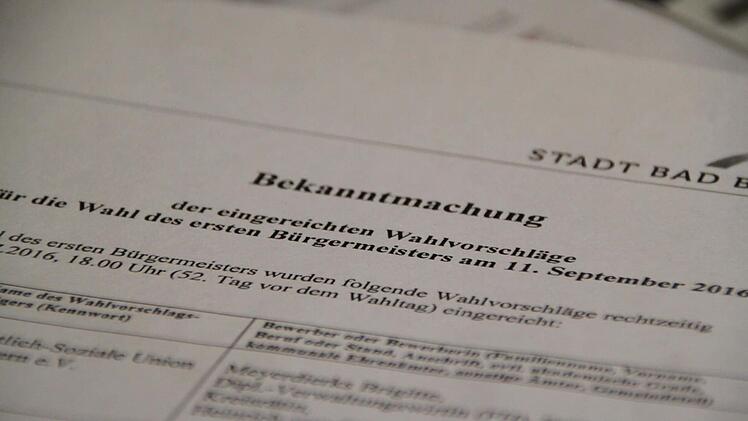 Am 2. August stellte der Wahlausschuss fest: Alle drei Wahlvorschläge sind gültig. Symbolfoto: Ulrike Müller