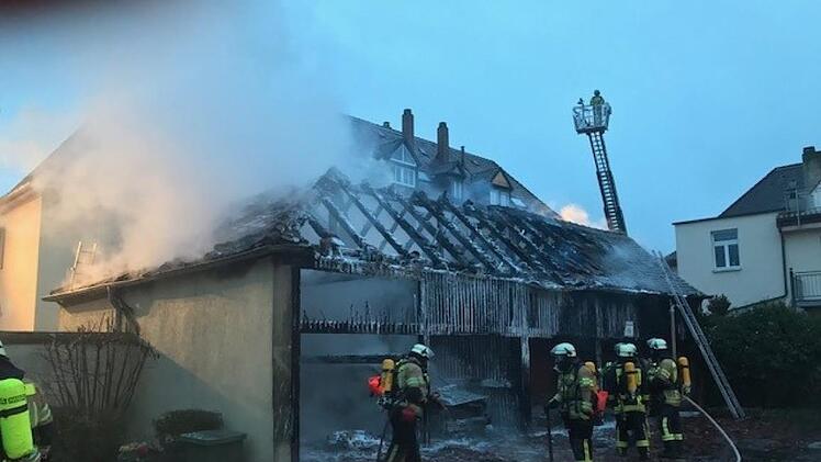 Der Rauch war von weit über der Bamberger Innenstadt zu sehen. Foto: Ronald Rinklef