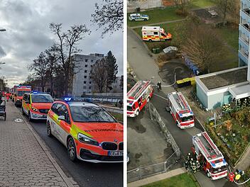Erlangen: Rauch im 20. Stock - Hochhausbrand löst Großeinsatz von Einsatzkräften aus