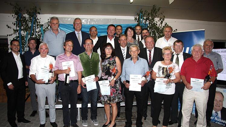 Die Jubilare aus Heßdorf und Großenseebach