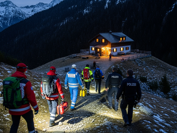 Junggesellenabschied in Berghütte eskaliert - Einsatz der Bergwacht