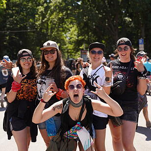 Bestes Wetter und super Stimmung beim Camping