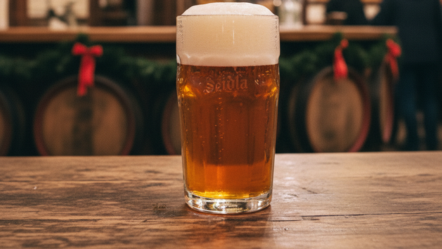 Fränkisches Bier in Seidla-Glas