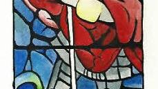 Ein Glasfenster mit dem Bild des Namenspatrons gab es einst im Altarraum der Georgskirche.  Foto: sn