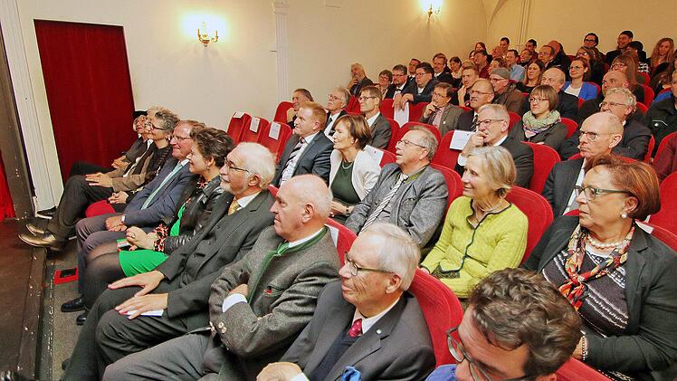 Verleihung des Kulturpreises der Unterfränkischen Kulturstiftung des Bezirks Unterfranken im Theater Schloss Massbach. Dieter Britz