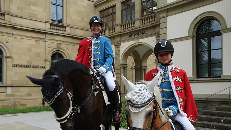 Auch der Reiterverein Bad Kissingens war bei den Festivitäten beteiligt. Foto: Johannes Schlereth