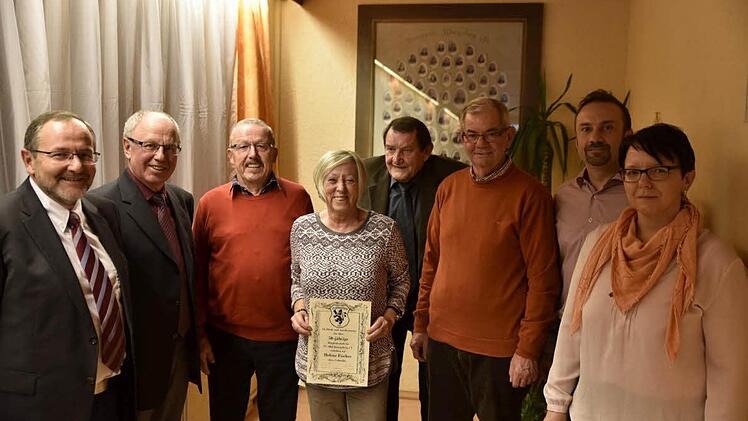 50 Jahre: Manfred Fischer, Helene Fischer, Siegfried Kimmel, Dieter Dressel. Fotos: Gerold Snater