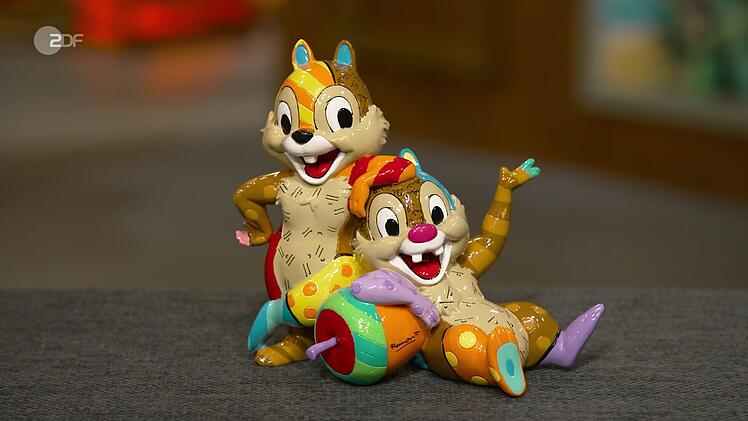 Als weiteres Objekt der Sendung wurde eine Disney-Figurengruppe mit "Chip und Chap" von Detlev Kümmel als Kooperation mit dem brasilianischen Neo-Pop-Künstler Romero Britto erkannt. 2014 produziert, aber mittlerweile vergriffen, schätzte er den Sammlerwert auf 120 bis 180 Euro. Der Wunschpreis lag bei 100 Euro. David Suppes zahlte 150 Euro.