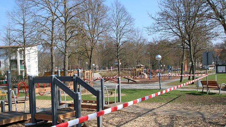 Auch hier ist das Absperrband gespannt. Foto: Anita Latifi