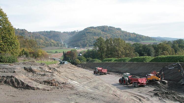 Bau der Umgehung in Stadtsteinach. Foto: Jürgen Gärtner
