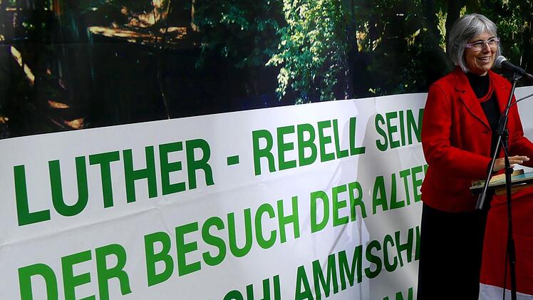 Regionalbischöfin Dorothea Greiner blickte auf ihre erfolgreiche Schirmherrschaft zurück. Foto: Dieter Hübner