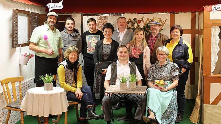 Die Theatergruppe Hafenpreppach will mit dem Stück "Der Frauentester" wieder beste Unterhaltung bieten und zugleich Geld für einen guten Zweck einspielen. Foto: Jens Fertinger