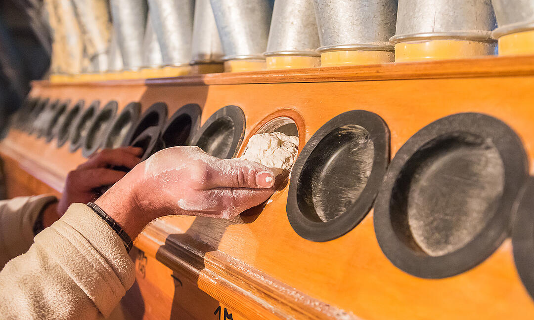 Besuch in der Schaubm&uuml;hle