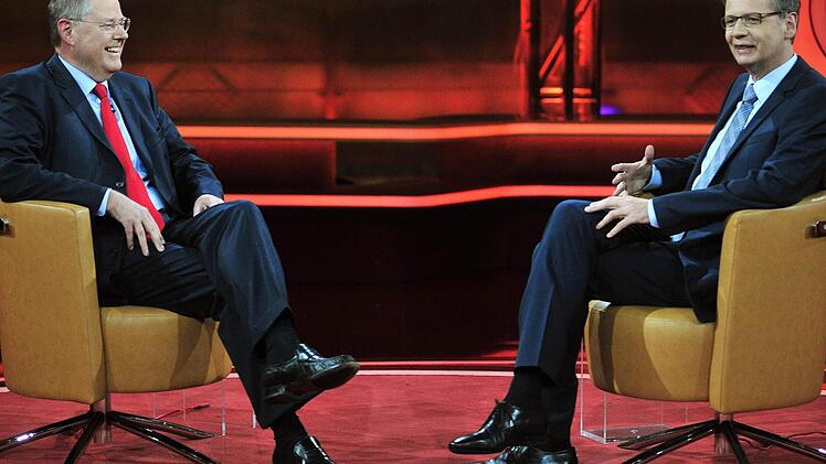 Was bringen Talkshows? "Herr Steinbrück, können Sie Kanzler?", lautete die Frage von Günther Jauch in einer ARD-Sendung. Bislang wissen wir es nicht... Foto: dpa/Archiv