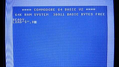 Blaues Wunder: Der Startbildschirm mit dem Befehl zum Laden.