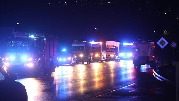 In der Nacht auf Sonntag (2. Februar 2020) ist es zu einem gro&szlig;en Feuerwehreinsatz gekommen. Foto: Haag/News5