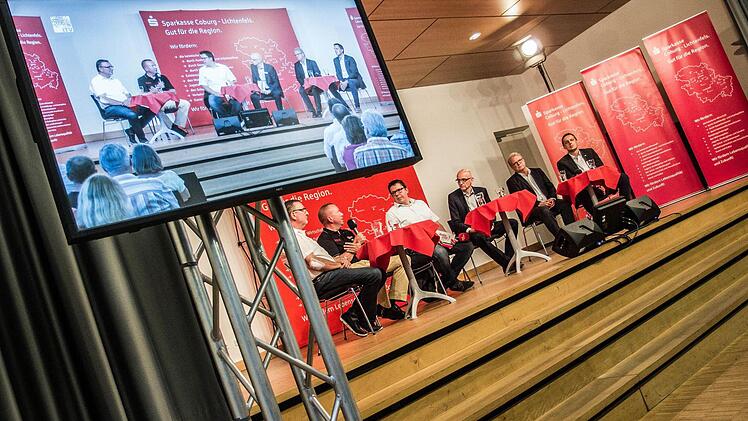 Impressionen vom Regionentalk zum Thema Sportstadt CoburgFoto: Jochen Berger