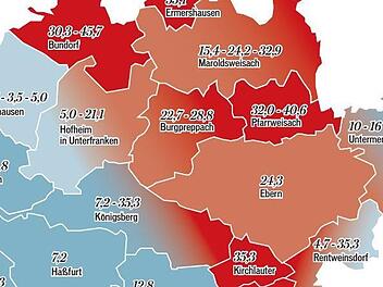 Alle Trinkwasser-Versorgungsanlagen im Landkreis halten bei Nitrat den Grenzwert von 50 Milligramm pro Liter ein. Punktuell sind die Unterschiede gravierend.