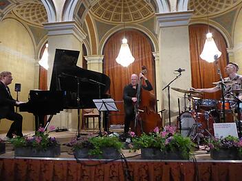 IIro Rantala, Dan Berglund und Anton Eger.  Foto: Gerhild Ahnert