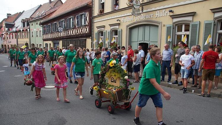 Der Gartenbauverein Ehrl ist jedes Jahr dabei.