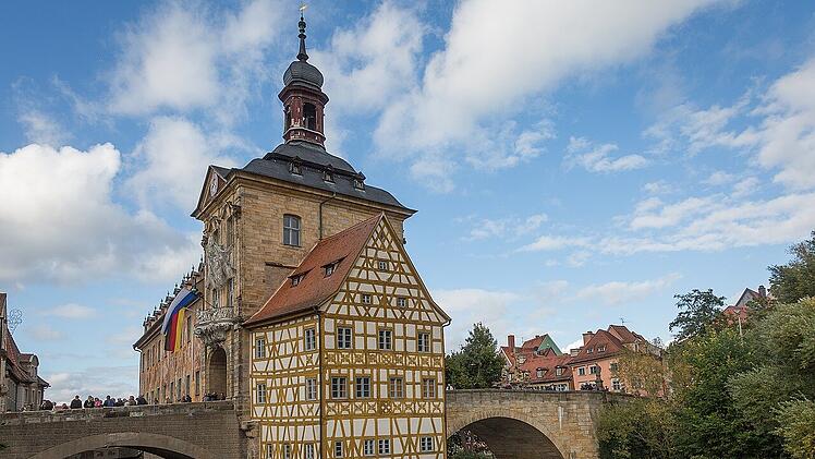 Das Alte Rathaus ist ein Lieblingsmotiv für Touristen.