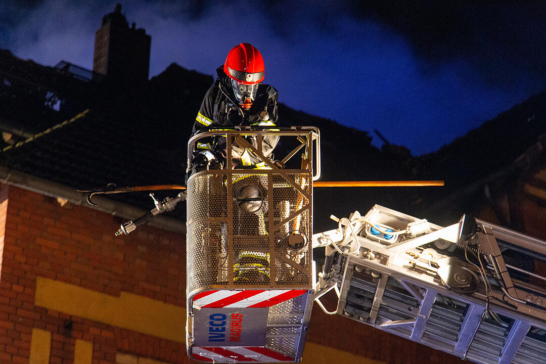 Coburg: Rettungseinsatz nach Brand in Mehrfamilienhaus