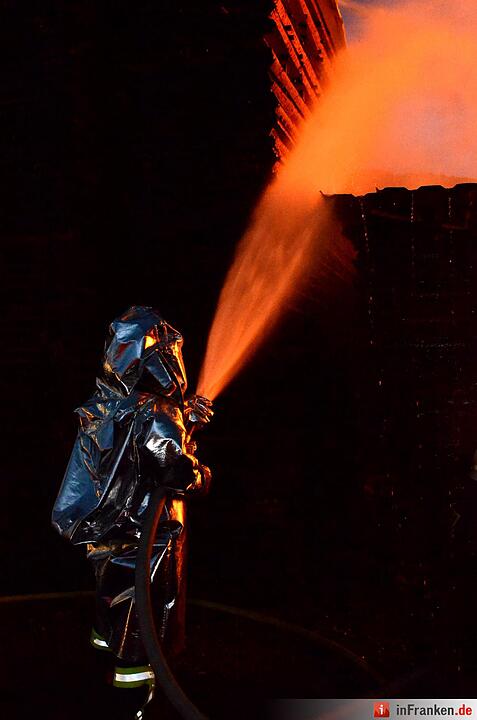 Brand im Sägewerk Untererthal