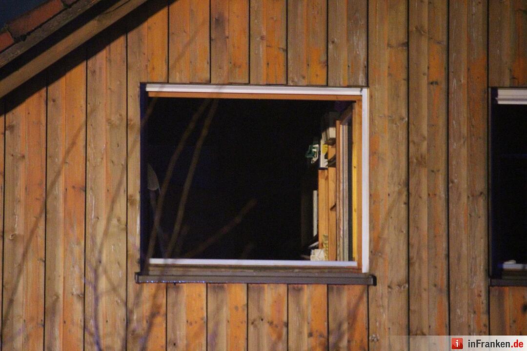 Brand eines Einfamilienhauses in Engelmannsreuth