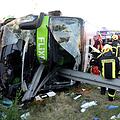 Am 19. Mai war auf der A9 bei Leipzig ein Flixbus verungl&uuml;ckt. Dabei kam ein Mensch ums Leben. Foto: Jan Woitas/dpa