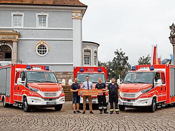 Insgesamt drei neue Feuerwehrfahrzeuge können die Feuerwehren Volkers, Römershag und Rupboden nun ihr eigen nennen.