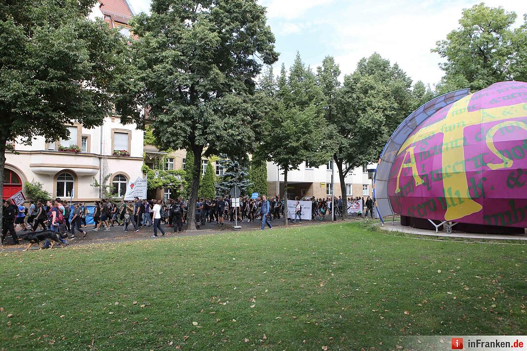 Demonstration in Bamberg