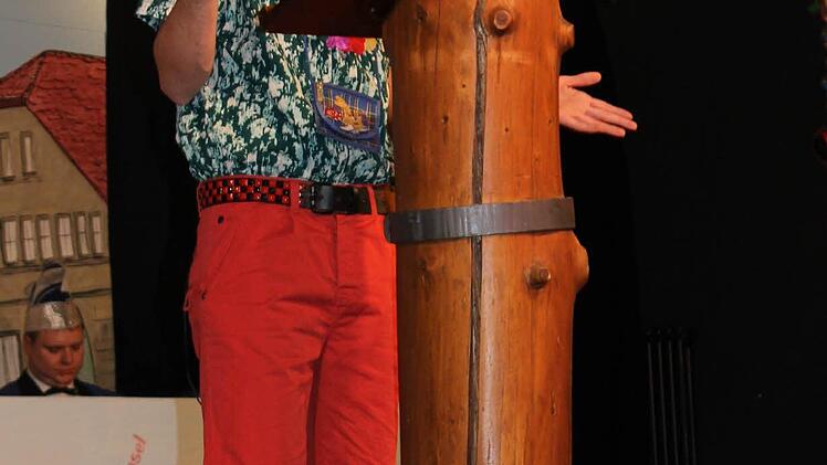 Johannes Geuß überzeugte bei seiner Premiere in der Bütt.Foto: Janina Reuter